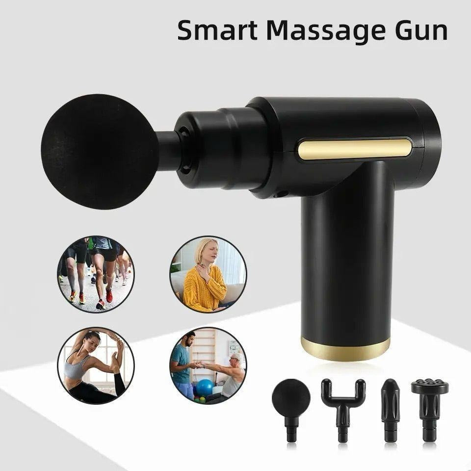 Professional Smart Percussion Massage Gun – High-Intensity Deep Tissue Muscle Massager